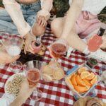 friends having a picnic together